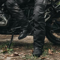 Pánske textilné moto nohavice OZONE MOTO Vulcan, tri dĺžky nohavíc, odnímateľná membrána a termo vložka, chrániče kolien, vrecko na chrániče bedier, čierne XL 6