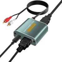 Ozvavzk HDMI hangkivonó 4K HDMI és 3.5 mm AUX sztereó kimenet audio adapter Blu-ray PS4 PS5 Xbox készülékekhez 1