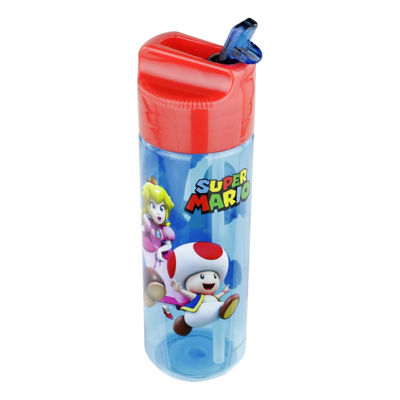 Detská fľaša na vodu Super Mario Tritan 540 ml, plastová fľaša bez BPA