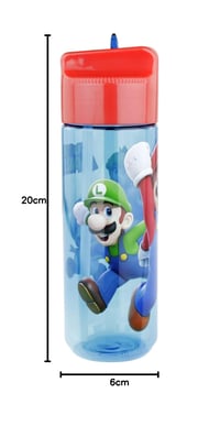 Detská fľaša na vodu Super Mario Tritan 540 ml, plastová fľaša bez BPA 8