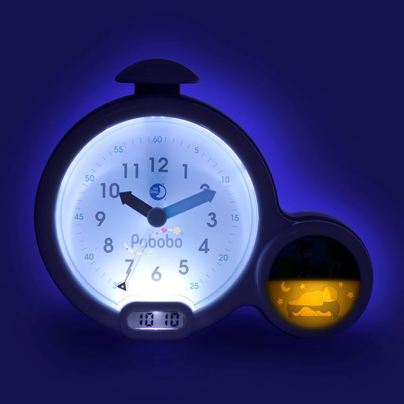 Pabobo Kid'Sleep Első Ébresztőóra és Alvásedukátor Kék
