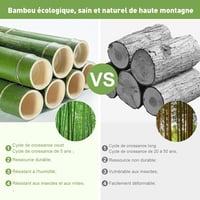 PACHIRA Bambusz Polc 3 Szintes, 35x25x71 cm, Álló Tárolóállvány Fürdőszobába, Konyhába, Cipőtartónak, Könyvespolcnak, 30 kg Teherbírással 4