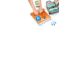 PACKDUDE Vrećice za vakumiranje odjeće za putovanje, set od 5 komada - Vreće za kompresiju odjeće bez ventila, rolanjem se istiskuje zrak, 3 veličine - Ušteda prostora, za putovanja, K 1