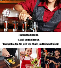 Pafusen 12 db-os Italkiöntő Szett - Rozsdamentes Acél Bárpour Kiöntők Kónikus Csőrrel - Bor, Whisky, Koktél Adagoló Porlasztó Dugó 19 mm-es  4