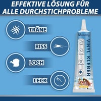 Kit de reparații pentru piscină Paistely 30 ml, set de plasturi transparenți impermeabili pentru repararea bărcilor gonflabile și a saltelelor pneumatice 2