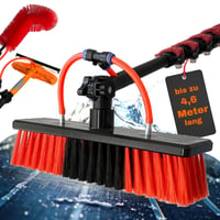 Set perie de spălat telescopică PAKSU 4,6 m - pentru curățarea ferestrelor, jgheaburilor, sistemelor fotovoltaice, grădinilor de iarnă, copertinelor de terasă și a geamurilor 1
