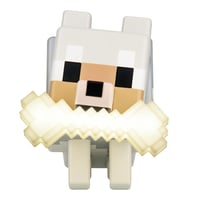 Paladone GloBuddies Minecraft vlk 3D LED nočná lampa – mení farby – rozbalená, s miernymi známkami používania (stav: pozri 2. obrázok) 9