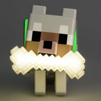 Paladone GloBuddies Minecraft vlk 3D LED nočná lampa – mení farby – rozbalená, s miernymi známkami používania (stav: pozri 2. obrázok) 10