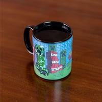 Paladone Minecraft Creeper Hőérzékeny Bögre - Hivatalos Licensz, Ajándék Gamer Rajongóknak - 1 pc. (pack of 1), Multi-coloured 5