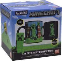 Paladone Minecraft Creeper Hőérzékeny Bögre - Hivatalos Licensz, Ajándék Gamer Rajongóknak - 1 pc. (pack of 1), Multi-coloured 6