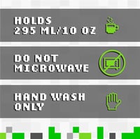 Paladone Minecraft Creeper Hőérzékeny Bögre - Hivatalos Licensz, Ajándék Gamer Rajongóknak - 1 pc. (pack of 1), Multi-coloured 4