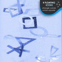 Paladone PlayStation Glitter Flow éjszakai lámpa 33 cm, többszínű hangulatlámpa 4