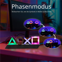 Paladone PlayStation Icons stolna svjetiljka koja mijenja boju - PP4140PS noćno svjetlo s gumbima i simbolima, 31x7x11 cm, višebojno 5