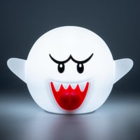 Silikónová lampa Paladone SquishyGlo Super Mario Boo – Oficiálna nočná lampa Nintendo pre deti, bezdrôtová, nabíjateľná, do spálne 3