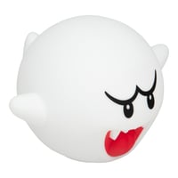 Silikónová lampa Paladone SquishyGlo Super Mario Boo – Oficiálna nočná lampa Nintendo pre deti, bezdrôtová, nabíjateľná, do spálne 1
