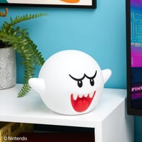 Silikónová lampa Paladone SquishyGlo Super Mario Boo – Oficiálna nočná lampa Nintendo pre deti, bezdrôtová, nabíjateľná, do spálne 4