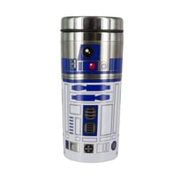 Paladone Star Wars R2-D2 putna šalica – termo šalica od nehrđajućeg čelika, dvostruka toplinska izolacija, nepropusna, 450 ml 6