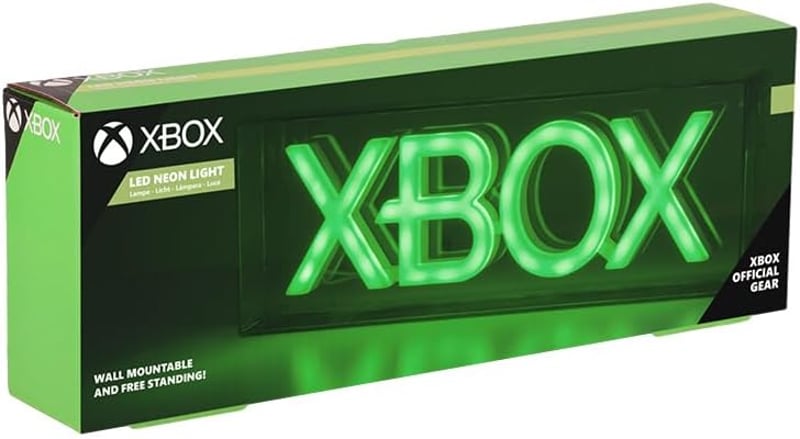 Paladone XBOX LED Neon Lámpa - Asztali vagy Falra Szerelhető Gamer Dekoráció
