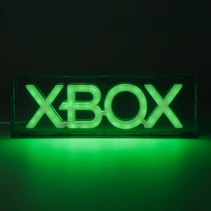 Paladone XBOX LED Neon Lámpa - Asztali vagy Falra Szerelhető Gamer Dekoráció