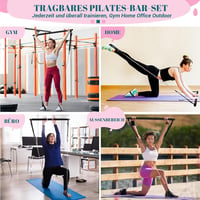 Paleclouds Pilates Rúd 3 Ellenállásgumival Otthoni Edzéshez 5