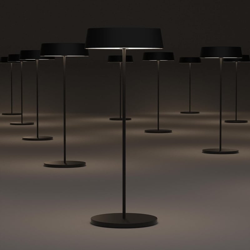 Palmina 901 LED Asztali Lámpa Dimmer Funkcióval, Vezeték Nélküli, IP54 Vízálló