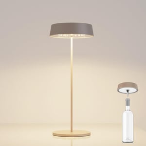 Stolna LED svjetiljka Palmina 901 bežična, prigušiva, IP54 - kaki