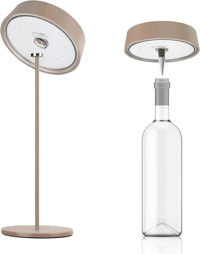 Palmina 901 LED Asztali Lámpa Dimmer, Vezeték Nélküli, IP54 Vízálló, Beltéri Kültéri