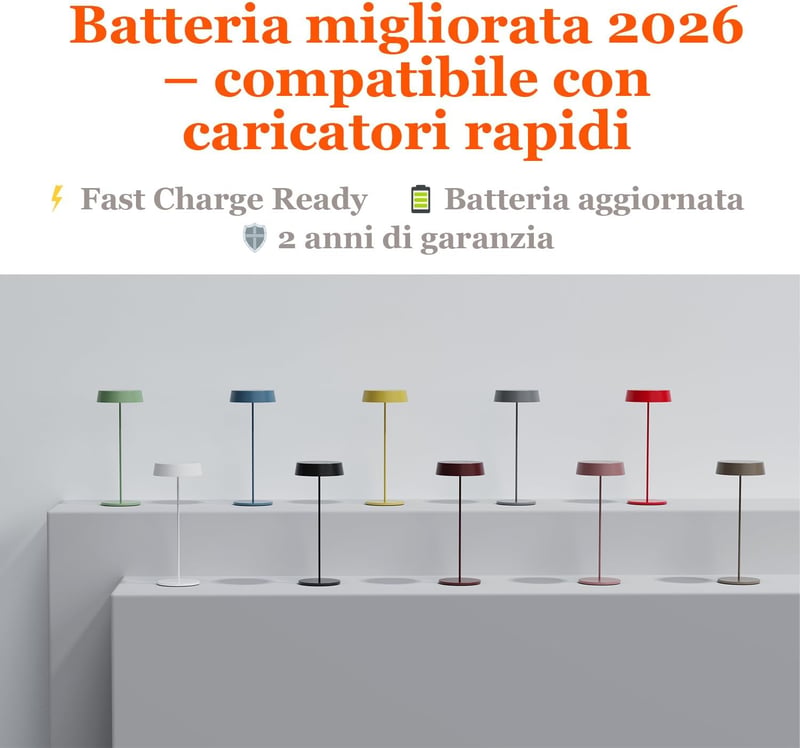 Palmina 901 LED Asztali Lámpa Dimmer, Vezeték Nélküli, IP54 Vízálló, Beltéri Kültéri
