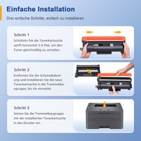 Kompatibilný toner Palmtree TN-2510 TN2510XL pre tlačiarne Brother HL-L2400DWE MFC-L2800DW, čierny, vysokokapacitná kazeta 7