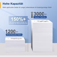Kompatibilný toner Palmtree TN-2510 TN2510XL pre tlačiarne Brother HL-L2400DWE MFC-L2800DW, čierny, vysokokapacitná kazeta 5