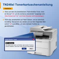 Palmtree TN248XL TN248 Kompatibilný toner Brother, 4-balenie pre tlačiarne MFC-L3760CDW MFC-L3740CDW 6