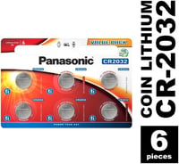 Panasonic CR2032 lítium gombelem 3V - 6 db 2