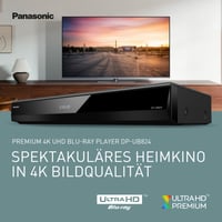Panasonic DP-UB824EGK UHD Blu-ray prehrávač, čierny, 4K, 2x HDMI, USB, 7.1 analógový výstup, podpora Dolby Digital, DTS-HD, FLAC, MKV 2