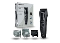 Aparat de tuns barbă și păr Panasonic ER-GB62-H503 pentru bărbați, 39 setări de lungime, 3 capete, utilizare cu și fără fir, rezistent la apă, gri mat 10