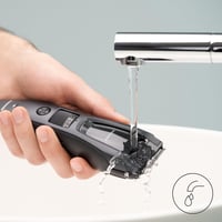 Aparat de tuns barbă și păr Panasonic ER-GB62-H503 pentru bărbați, 39 setări de lungime, 3 capete, utilizare cu și fără fir, rezistent la apă, gri mat 6
