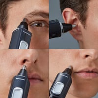 Panasonic ER-GN300 trimer za dlake u nosu i ušima za muškarce, trimer za obrve, vodootporan, na baterije, crni 3