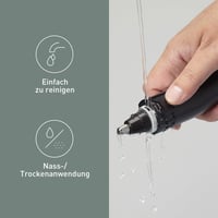 Panasonic ER-GN300 trimer za dlake u nosu i ušima za muškarce, trimer za obrve, vodootporan, na baterije, crni 7