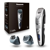 Zastrihávač brady Panasonic ER-SB60-S803 pre mužov, vodoodolný, 20 nastavení dĺžky, 2 nadstavce, presný zastrihávač, bezdrôtová aj káblová prevádzka, nabíjacia stanica, strieborný 1