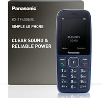 Panasonic KX-TF400EXC 4G Gombos Mobiltelefon, 2.4" Kijelző, USB-C, IP44 Vízálló, Kék - blue 1