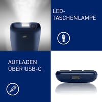 Panasonic KX-TF400EXC 4G Gombos Mobiltelefon, 2.4" Kijelző, USB-C, IP44 Vízálló, Kék - blue 6