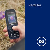 Panasonic KX-TF400EXC 4G Gombos Mobiltelefon, 2.4" Kijelző, USB-C, IP44 Vízálló, Kék - blue 7