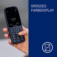 Panasonic KX-TF400EXC 4G Gombos Mobiltelefon, 2.4" Kijelző, USB-C, IP44 Vízálló, Kék - blue 3