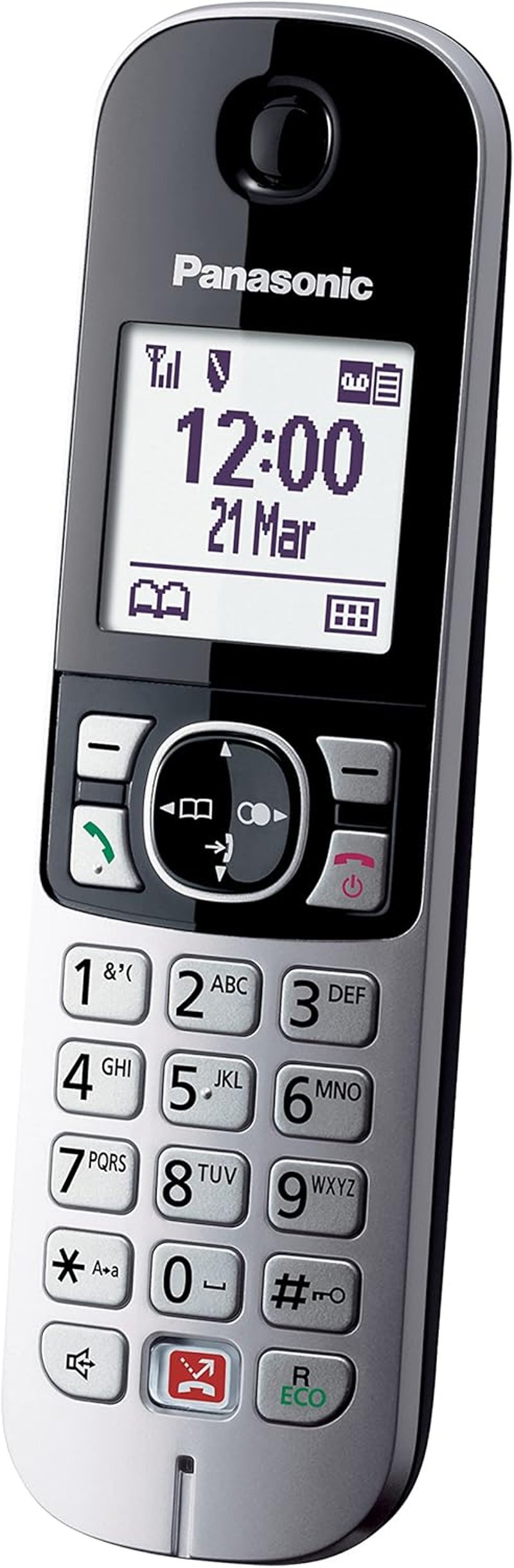 Panasonic KX-TGA685 vezeték nélküli telefon kézibeszélő fekete-ezüst