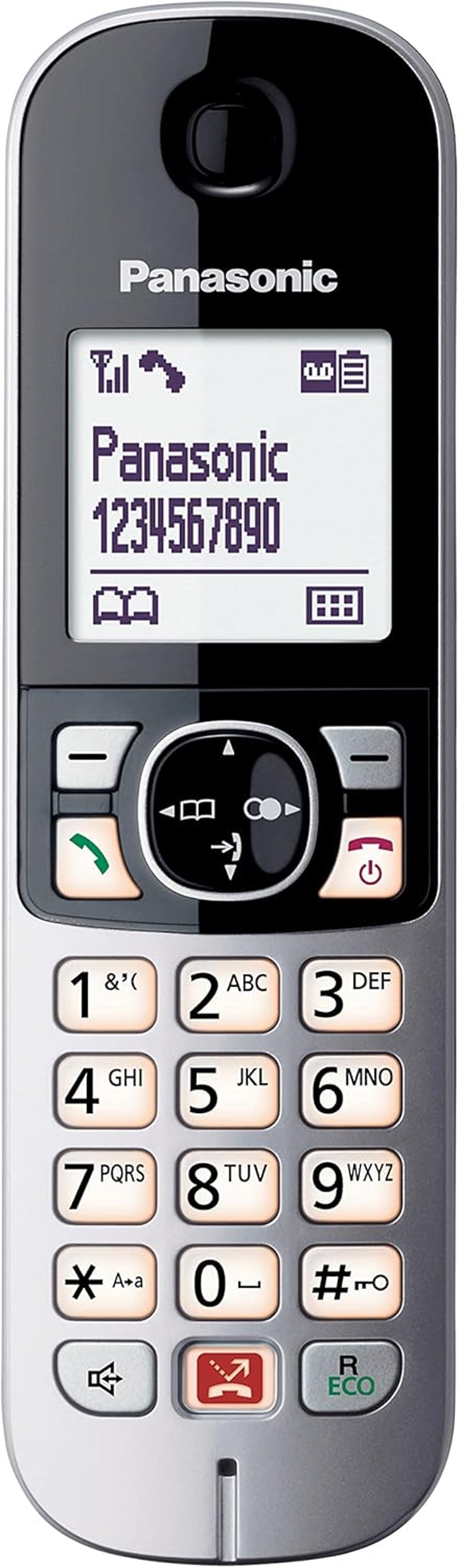 Panasonic KX-TGA685 vezeték nélküli telefon kézibeszélő fekete-ezüst