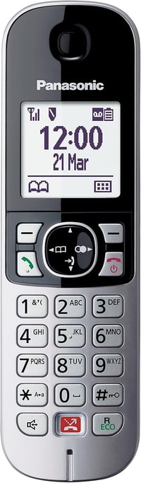 Panasonic KX-TGA685 vezeték nélküli telefon kézibeszélő fekete-ezüst 2