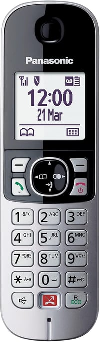 Panasonic KX-TGA685 vezeték nélküli telefon kézibeszélő fekete-ezüst 1
