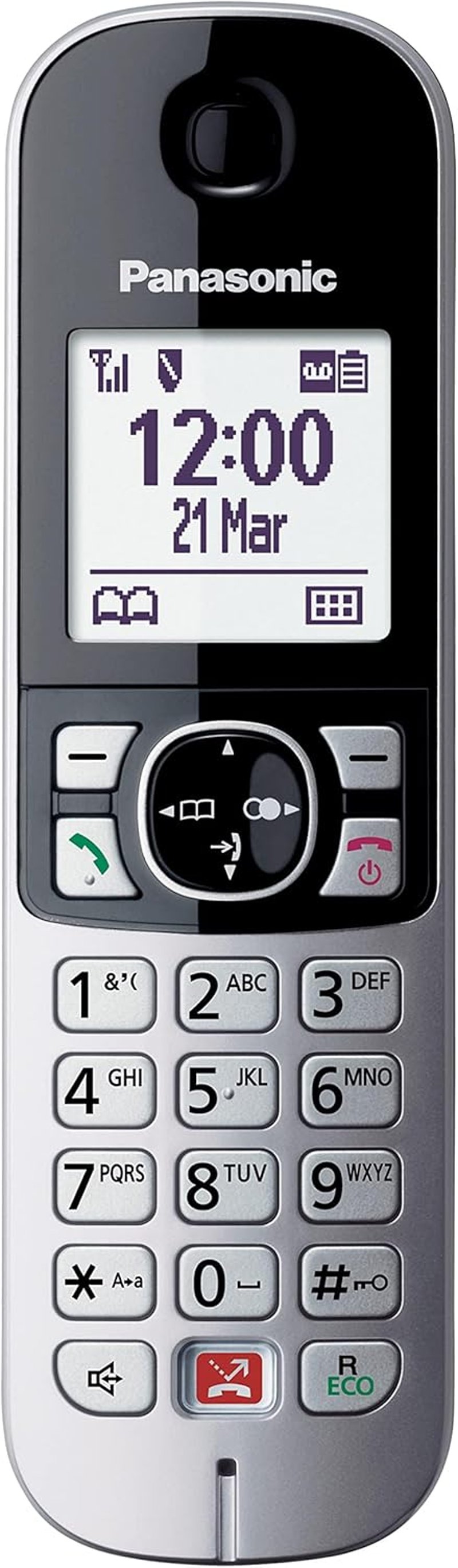 Panasonic KX-TGA685 vezeték nélküli telefon kézibeszélő fekete-ezüst