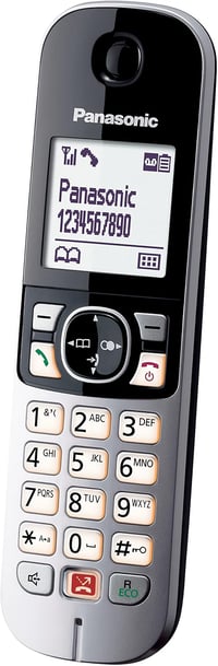 Panasonic KX-TGA685 vezeték nélküli telefon kézibeszélő fekete-ezüst 5