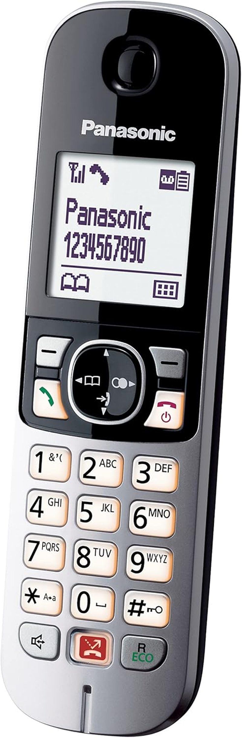 Panasonic KX-TGA685 vezeték nélküli telefon kézibeszélő fekete-ezüst