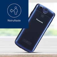 Panasonic KX-TU110EXC 2G szenior mobiltelefon Dual SIM - kék 4